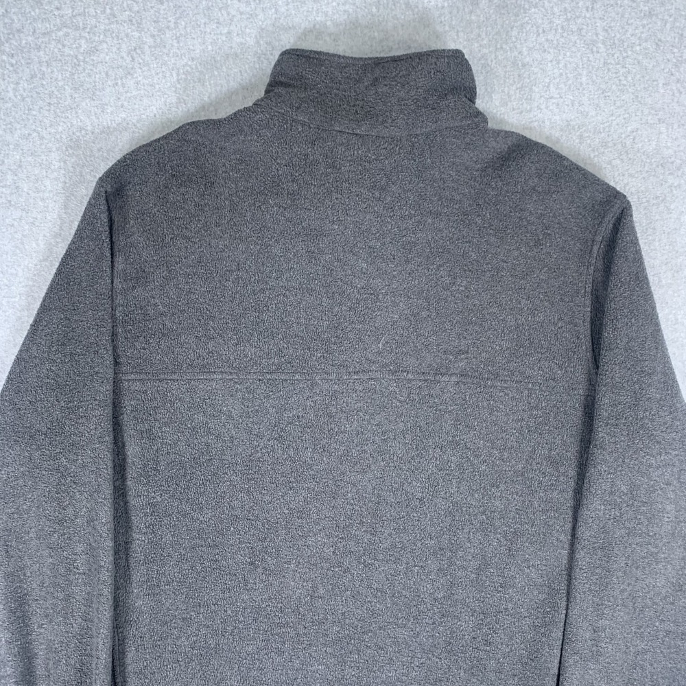 Columbia Fleece Jacket Mens LT Gray Full Zip Steens Mountain Outdoor Layer - Picture 5 of 16